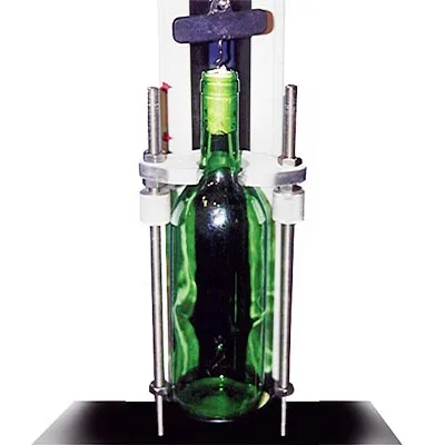 Thử nghiệm kéo nút chai rượu vang trên giá đỡ có động cơ với bộ cố định tùy chỉnh