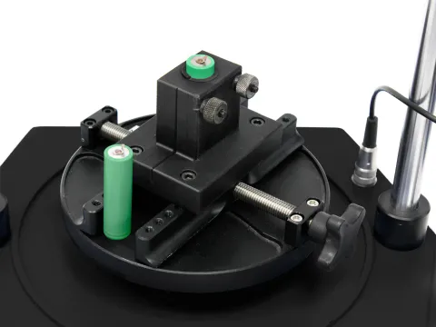 A torque tester with accessories to check twist-off resistance f the battery terminal