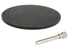 phosphated hardened steel compression plate, 156 mm, QC20 fitting