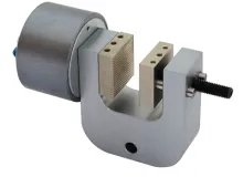 Pneumatic Vice Action Grip with 1 pneumatic rod, 20 mm capacity, pair (without jaws), QC fitting, web version