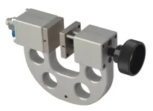 lightweight aluminium pneumatic grip, pair, without jaws, QC fitting