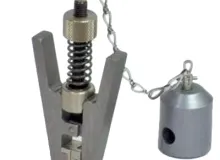 20 N spring-loaded pinch grip with chain link, QC fitting