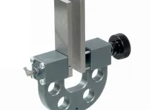 Lightweight Aluminium Pneumatic Grip, QC with 100 mm blank jaws