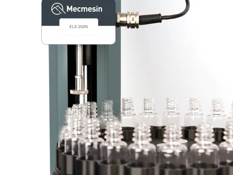 Automated batch testing of medial vials for top-load compressive strength 