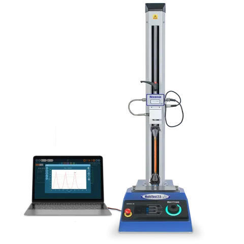 Product image of Mecmesin MultiTest-dVU basic low-force flexible samples materials tester