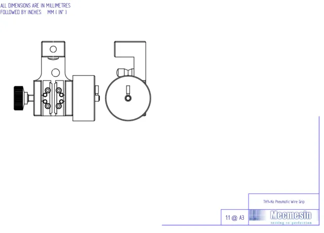 Mec9(Ko,2Ko) Pneumatic Wire Grip DIMLESS
