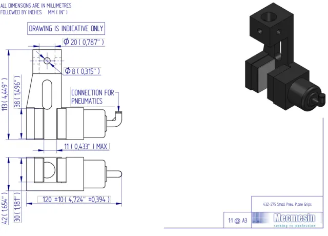 432-275 Small Pneu Plane Grips