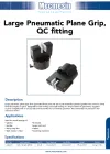 Large Pneumatic Plane Grip, QC fitting